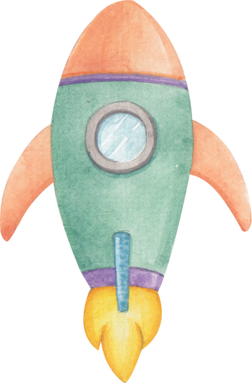 Rocket Ship Illustration