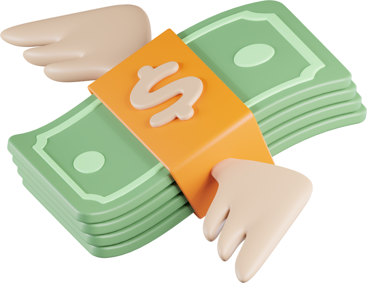 Money Movement 3D Icon